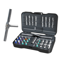 Ensemble d'outils de réparation et de démontage multifonctionnels en acier industriel 32 en 1, tournevis à cliquet OEM transfrontalier, qualité bricolage