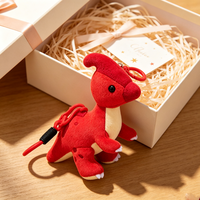 Produit phare en gros : Mini machine à griffes mignonne à thème anime, poupée dinosaure en peluche, pendentif en peluche moelleuse de qualité supérieure, jouet en peluche animal en peluche