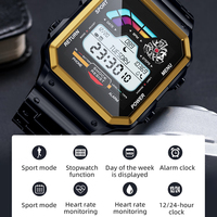 Montre connectée avec assistant vocal IA OEM, grand écran de 1,54 pouce, bracelet en acier, longue durée de vie de la batterie, appels Bluetooth, moniteur de santé pour hommes et femmes