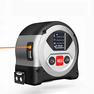 Pengukur pita Laser BTE, Laser 40 meter dan pita 5 meter, pengukuran Volume Area jarak