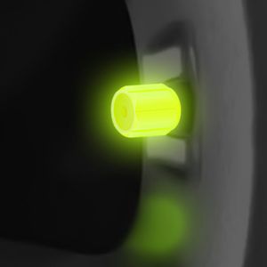 Capuchon Universel <span class=keywords><strong>de</strong></span> Valve <span class=keywords><strong>de</strong></span> <span class=keywords><strong>Pneu</strong></span> Lumineux pour Voiture, Moto, Vélo – Ajustement Nocturne Fluorescent - Product Image 2