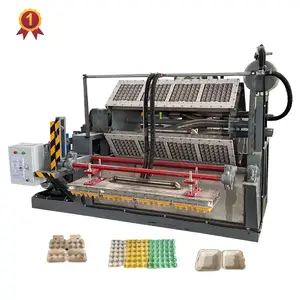 Machine de formage de papier entièrement automatique machine de fabrication de plateaux à oeufs machine de carton pour boîtes à oeufs