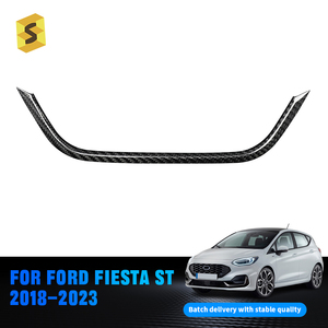 Console <span class=keywords><strong>centrale</strong></span> intérieure en fibre de carbone sèche, garniture de la sortie <span class=keywords><strong>d</strong></span>'air conditionné pour Ford Fiesta ST MK8 MK8.5 2018-2023, conduite à droite - Product Image 6