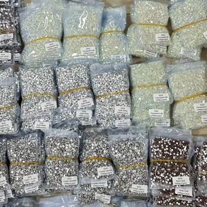 คริสตัลสโตนแบบหลังแบน Whatstone SS3-SS50 ไม่ใช่แบบ Hotfix คริสตัลแก้ว Rhinestone ขายส่ง สำหรับสติ๊กเกอร์ติดเล็บ DIY ทำเล็บ 3 มิติ - Product Image 2