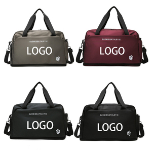 Bolsa de deporte plegable con logotipo personalizado, bolsa de deporte de gran capacidad Oxford impermeable para hombres y mujeres, bolsa de deporte de viaje para fitness