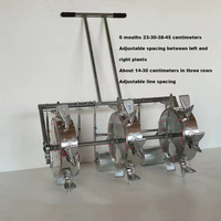 Semoir manuel réglable pour soja, poussé à la main, 3 rangs, pour maïs, prix usine