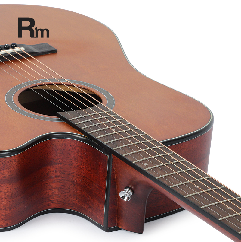 Rm Fabriek Direct Te Koop Hoge Kwaliteit Muziekgitaar 41 Inch Cutaway Dreadnought Akoestische Gitaar Solid # B Spar Top Custom Gitaar