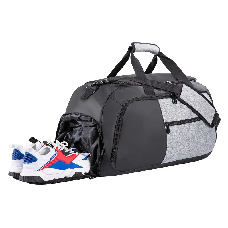 กระเป๋าเดินทาง5015 # คุณภาพดีกีฬาการท่องเที่ยว Holdall เด็ก Duffel กระเป๋าที่มีช่องใส่รองเท้า