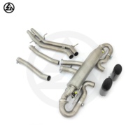 Échappement titane CSZ pour Porsche Cayenne Turbo GT 4.0TT 2021-2024 embouts d'échappement catback de silencieux valvés