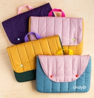 Edredón portátil Computadora Laptop Sleeve Bag Covers Puffy Laptop Storage Bag con cierre de cremallera
