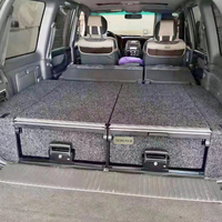 Tiroirs en acier de haute qualité pour voitures 4x4, universels, avec ailes latérales, pour SUV Prado LC120, luxe, glissières supérieures gauche, verrouillables, pour rangement sécurisé et intime