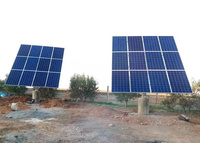 Système de suivi solaire tout-en-un 2 axes - Complet avec entraînement rotatif, actionneur et contrôleur résistant aux intempéries pour usage commercial
