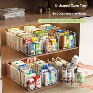 Caja Organizadora Rectangular Expandible de Plástico con Compartimentos Profundos para Medicamentos, Uso Doméstico, Tratamiento, Infusión y Emergencias - Product Image 3