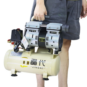 Im Lặng 1hp 2hp 8L 30L 40L 50L 100 Lít Oilless Ống Máy Nén De Ar 550W 750W 980 Watt 1100W 1500W Nha Khoa Dầu Miễn Phí Máy Nén Khí - Product Image 3