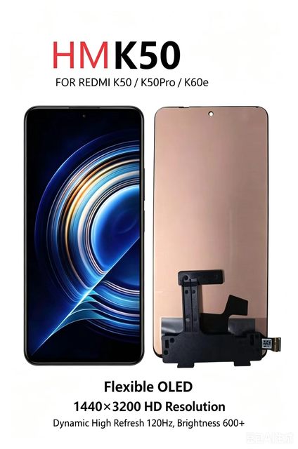 Direct Factory 6.67" Touch Screen for Redmi K50 Complete Screen Digitizer Assembly Replacement Digitizer Wholesale Price