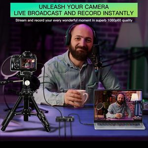 HDMI Âm Thanh Video <span class=keywords><strong>Capture</strong></span> Card 4K 60Hz Với Rj45 & Microphone USB 3.0 Vòng Lặp Thiết Bị Cho <span class=keywords><strong>Live</strong></span> Streaming Chơi Game Video Hội Nghị - Product Image 5