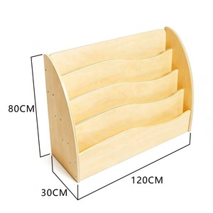 Estantería de Madera Moderna para Niños, Organizador de Libros Montessori, Librería para Guardería, Dormitorio, Almacenamiento de Libros, Estante para Libros Montessori - Product Image 3