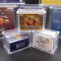Boîte de protection en acrylique poli résistant aux UV pour cartes TCG, boîte de rangement en acrylique pour collection de jeux - Vente en gros