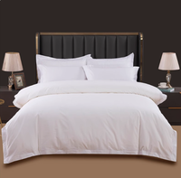 Ensemble de literie pour hôtel cinq étoiles Premium 300TC couette en pur coton et ensemble complet de quatre pièces avec confort et luxe