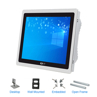 Panel PC Industrial sin Ventilador con Clasificación IP65, con Windows 10, Tamaños de 10.4 y 21 Pulgadas, Pantalla Táctil Industrial Integrada, Compatible con Win10