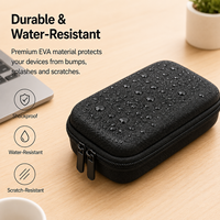 Étui personnalisé en EVA avec insert en mousse, coque rigide antichoc, résistant à l'eau, sac de rangement portable pour accessoires électroniques