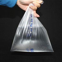 Sac plat en poly de vente en gros d'usine sac plat biodégradable transparent sur rouleau sac à provisions transparent sur rouleau pour supermarché