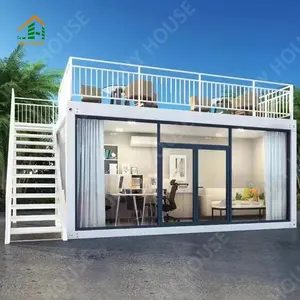 Pengiriman Tiongkok rumah kontainer prefab lipat dapat diperluas 20 kaki 40 kaki