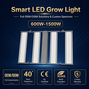 LED de culture COB haute efficacité 2,95 µmol/J IP65 pour jardin intérieur commercial dimmable 1000W 1500W - Product Image 1