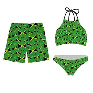 Maillots de bain personnalisés à imprimé tournesol pour couples, vêtements de plage de luxe, bikini à bretelles, vêtements de plage pour femmes, ensemble 3 pièces, maillots de bain de fitness pour hommes - Product Image 6