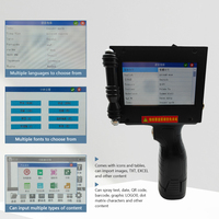 Imprimante jet d'encre portable CIJ 600DP, appareil d'impression sans fil, impression d'étiquettes de vente au détail, machine multilingue pour imprimer des numéros de série