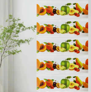 Piège à mouches adhésif double face imprimé fruits et fleurs pour fenêtres, idéal pour la maison et les restaurants, attrape-mouches et moucherons. - Product Image 5