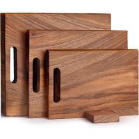 [DDP USA EU] Planche à découper en bois de Sapele de qualité supérieure avec poignée, planche à découper professionnelle pour la cuisine avec livraison à domicile et taxes incluses