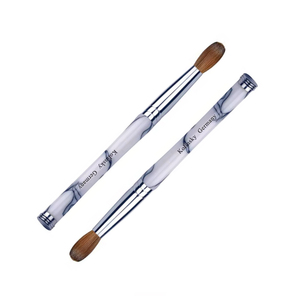 แปรงอะคริลิคด้ามลายหินอ่อน ดีไซน์คลาสสิก รับผลิตตามสั่ง (OEM) ขนาดต่างๆ สำหรับตกแต่งเล็บและความงามของมือ - Product Image 4