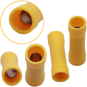 Đầu Nối Uốn Mối Nối Cách Điện, Máy Đo 12-10AWG (Màu Vàng) Đầu Nối Đầu Nối Dây Thẳng Cách Điện <span class=keywords><strong>PVC</strong></span> BV5.5 - Product Image 3