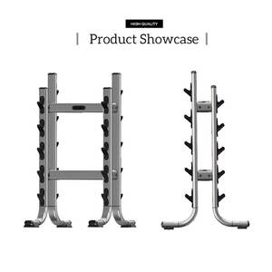 Support de rangement pour haltères VANBO, pour 10 haltères, équipement de salle de sport, pour haltères droits/<span class=keywords><strong>curl</strong></span>, support de rangement robuste pour poids lourds - Product Image 4