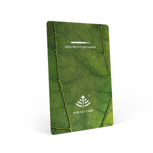 Kartu Kunci Kamar Hotel Kertas RFID Kontrol Akses Ultralight EV1 Desain Kustom Harga Pabrik Sampel Gratis - Product Image 2