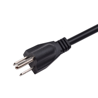 Câble d'alimentation verrouillable NEMA 5-15P vers IEC C13, prise à 3 broches vers connecteur verrouillable C13, câble d'alimentation robuste 15A 125V