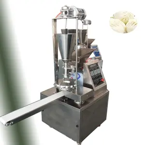 Mesin pembuat pangsit otomatis efisiensi tinggi mesin boneka roti kukus mesin pengisi baozi