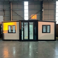 Casa Contenedor Prefabricada Expandible de Lujo de 2 Dormitorios con Panel Sándwich de Acero