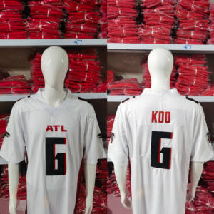2025 Großhandel American Football Jersey Männer Stickerei Rugby Jersey Atlanta Falcons Team Hochwertige Uniform - Product Image 4