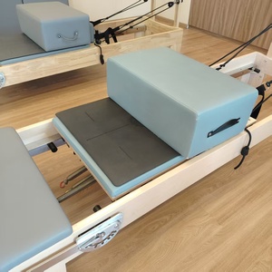 Meridian Commercial Set de Equipos de Gimnasio, Yoga y Fitness Personalizados, Máquina Reformadora con Cama de Madera y Cuero PU - Product Image 4