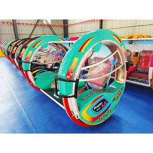 Alta calidad niños y adultos columpio Lebar Moonwalk máquina paseo atracciones coche feliz para la venta - Product Image 3