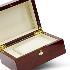 Boîte d'affichage de stockage de <span class=keywords><strong>montre</strong></span> en bois personnalisée boîte d'emballage cadeau de <span class=keywords><strong>montre</strong></span> de luxe pour hommes - Product Image 5