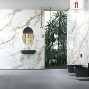 Offre Spéciale 1200*2400*6 dalles <span class=keywords><strong>de</strong></span> pierre frittée Calacatta or îlot <span class=keywords><strong>de</strong></span> cuisine supplémentaire - Product Image 2