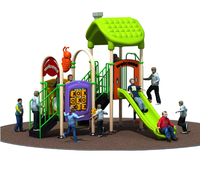 Équipement commercial de terrain de jeu d'intérieur pour les jeux de parc d'attractions d'enfants et le terrain de jeu de jardin faits de plastique durable