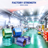 Rideaux en bande PVC transparents, souples et lisses, anti-poussière, de 0,8 à 7 mm, standard, à prix bas, les plus vendus de l'usine YJ pour entrepôt