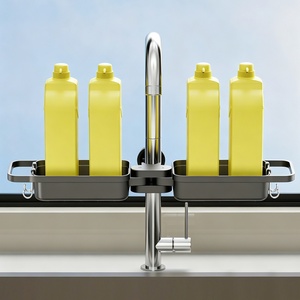 Organizador de Cocina de Plástico para Fregadero, Escurridor de Esponjas, Soporte para Grifo, Cesta Escurridora de Jabón sobre el Grifo - Product Image 5