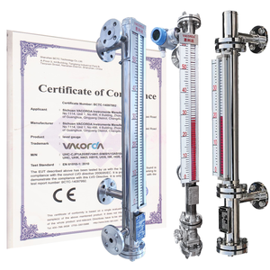 Sensor de electrodo magnético de plástico IP65 para medidor de nivel de amoníaco de Shenzhen, precisión de 0.5FS, medidores de nivel de fluido externos tipo bypass - Product Image 3