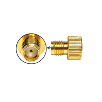 Composant d'étalonnage RF court SMA femelle 50 Ohm, connecteur coaxial de précision à court-circuit plaqué or, vente directe usine