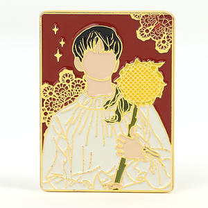 ที่มีคุณภาพสูงโปรโมชั่นของขวัญราคาถูกที่กำหนดเองโลหะปกหมวกโลหะผูกปุ่มเข็ม - Product Image 2